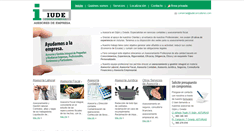 Desktop Screenshot of iudeconsultores.com