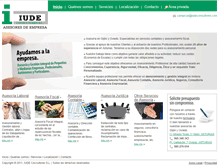 Tablet Screenshot of iudeconsultores.com